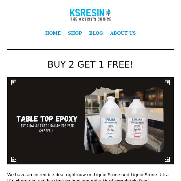 Buy 2 Get 1 Free!