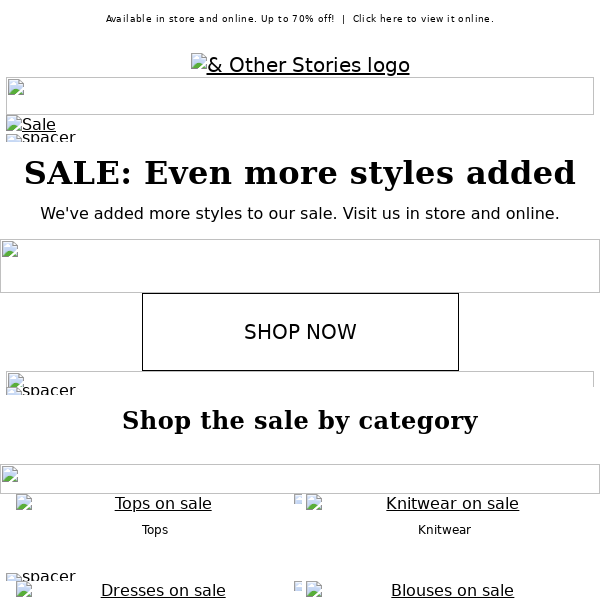 🔥 Massive Sale: More Styles Added at & Other Stories! Up to 70% Off! 🔥