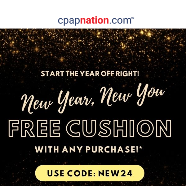 Cheers to Comfort: Claim Your Free Cushion for a Happy New Year! 🎉