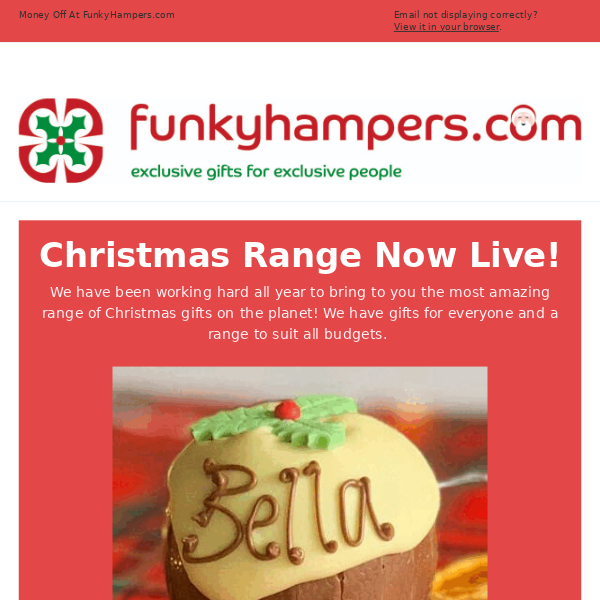 The Funky Hampers Christmas 2023 Range Now Live 🎅