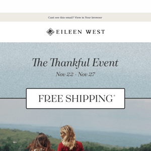 The Thankful Event: up to 50% OFF & Free Shipping