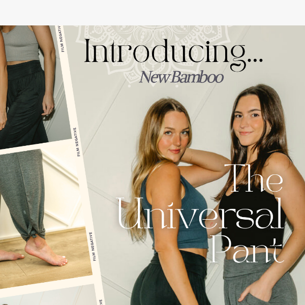 NEW BAMBOO 📣 Introducing: The Universal Pant