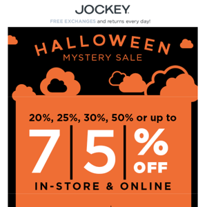 🎃 Happy Halloween! Save up to 75% OFF!