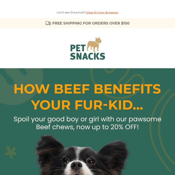 The benefits of beef for your bff!