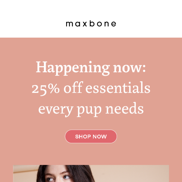 25% Off New Puppy Essentials