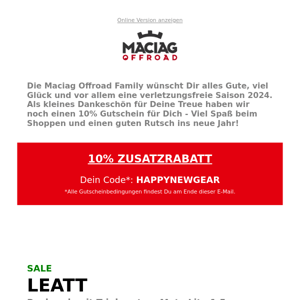 🎆 Nur für Dich: 10% Treue-Rabatt zum Jahreswechsel