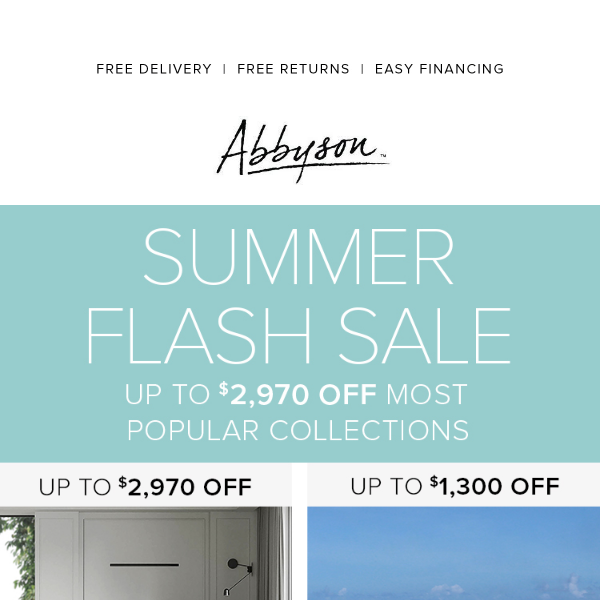 🔥 Summer Flash Sale - Bring on the heat! 🔥