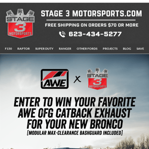 AWE Bronco Exhaust Giveaway - Enter To Win Now!