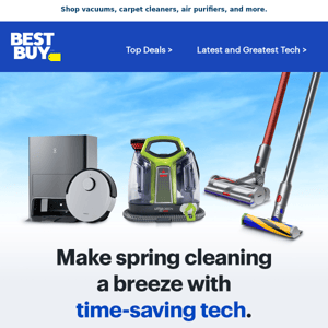 Get a fresh start to the season and save big on spring cleaning!