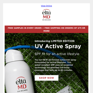 New Limited Edition UV Active Spray ☀️