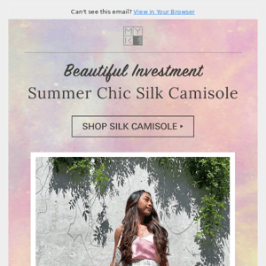 🌸Beautiful Investment: Summer Chic Silk Camisole