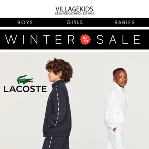 Lounge in Lacoste Kids 🐊