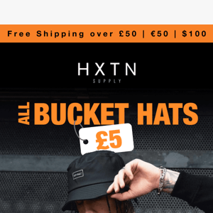 Did we mention our Bucket Hats are ALL just £5! 🤯