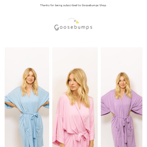 Shop our NEW robes💕