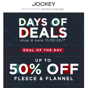 🔥 Up to 50% OFF Fleece & Flannel