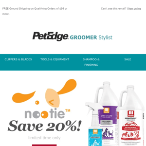 All Nootie Premium Dermatology Products are 20% Off