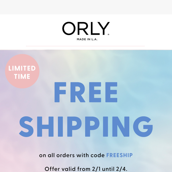 Get FREE SHIPPING on Your Order!