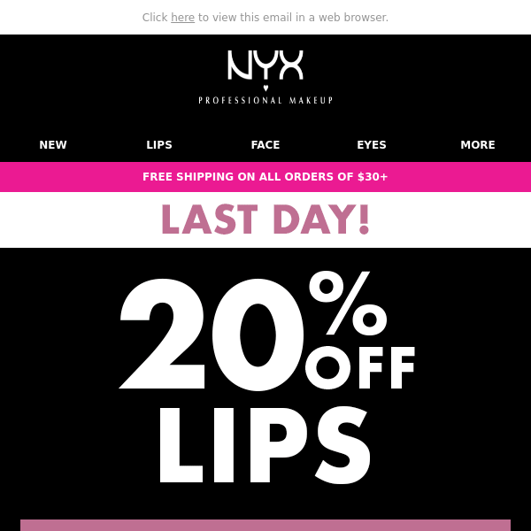 👄LAST DAY! 20% OFF ALL LIPPIES!