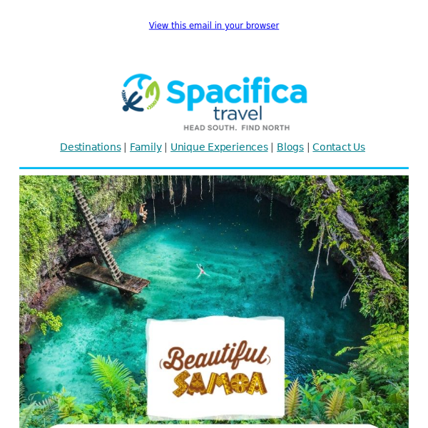 💎Hurry! Last days of our Samoa sale! Win a holiday! Win a travel voucher! ✈️