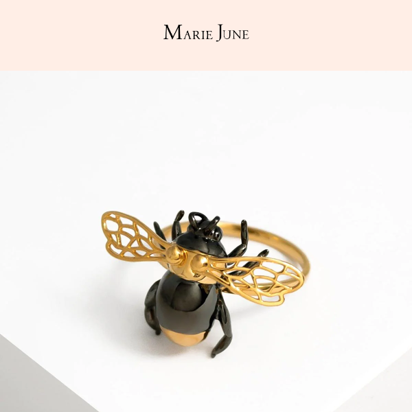 NEW RELEASE - Signature Bee Ring in Limited Quantities