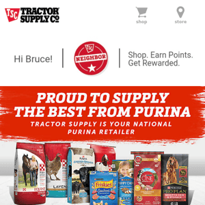 Proud to Supply the Best from Purina