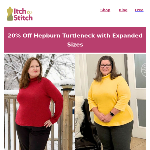Unveiling the Hepburn Turtleneck with Expanded Sizes
