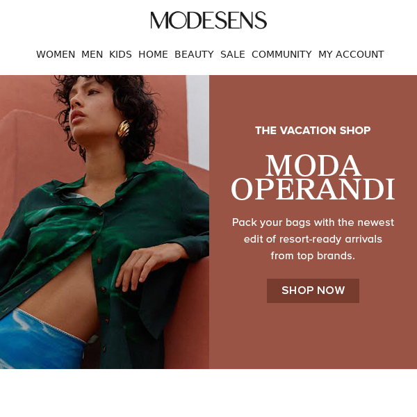 The Moda Operandi Vacation Shop is open!