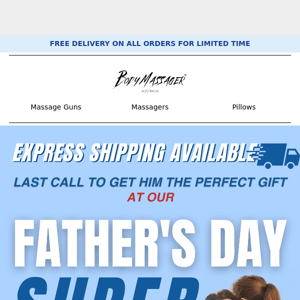 ⏰ Final DAYS: Up to 25% OFF for Father's Day Gifts!