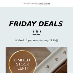 FRIDAY DEALS 🫶🏼