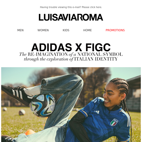 adidas presents its first collection for the Italian National Soccer Team -  Luisa Via Roma