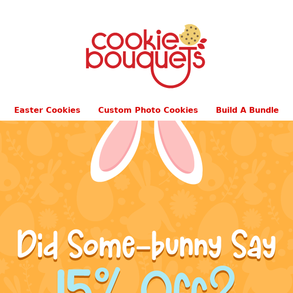 ⏰Last call for 15% off Easter Cookies!