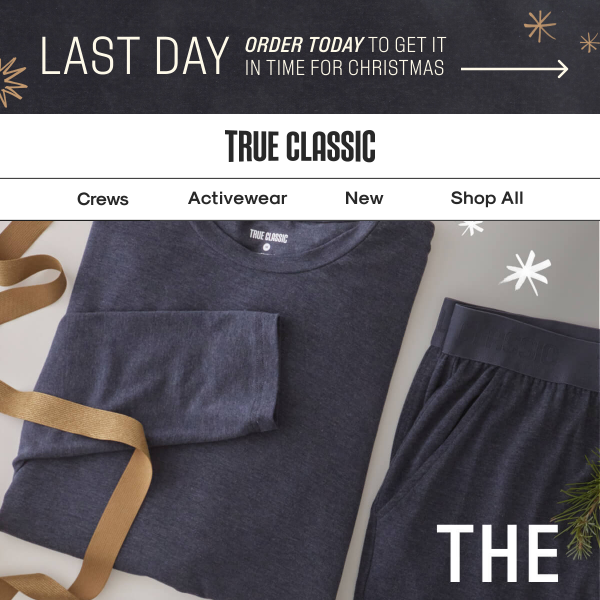 LAST & FINAL DAY to get his gift in time!