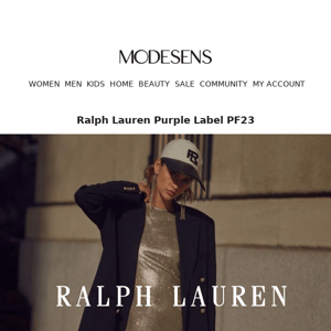 Just In: Ralph Lauren Purple Label PF23