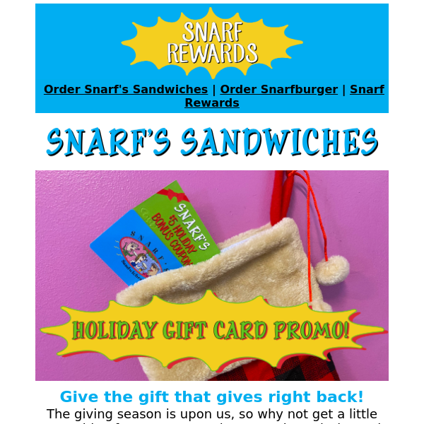 Get a $5 coupon for every $25 gift card purchased in-store!