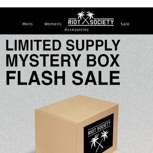 😨 Mystery boxes are running low!