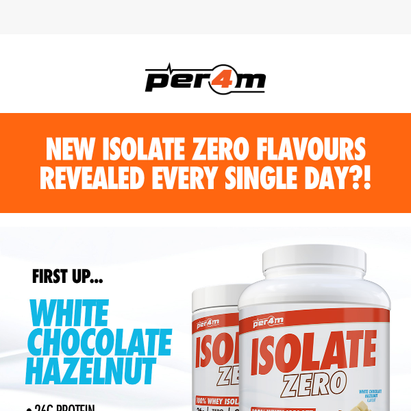 NEW Isolate Zero Flavours Launching EVERY DAY!✅🙌