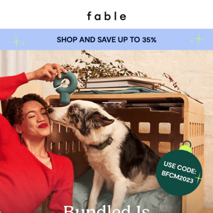 Save up to 35% on sets for your dog