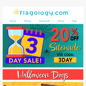 Have a Doggone Good Halloween with 20% Off This Weekend Only!