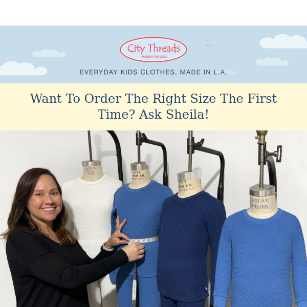 Get The Right Size The First Time! 👉Ask Shiela