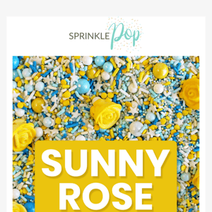 NEW Yellow Rose Sprinkle Mix! 💛