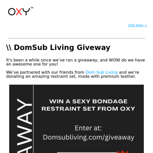 Ultimate Kinky Giveaway - Enter to Win! ($95 value)