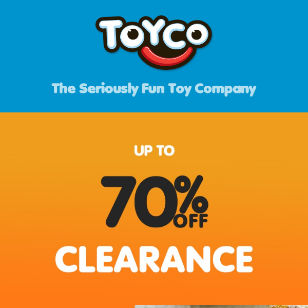 Up to 70% off CLEARANCE 💥