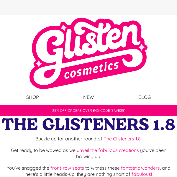 THE GLISTENERS 1.8 🌟