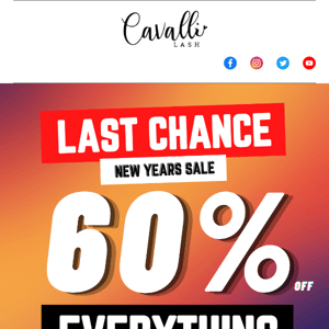 ❗❗LAST CHANCE ❗❗ 😱  60% OFF EVERYTHING NEW YEARS SALE!