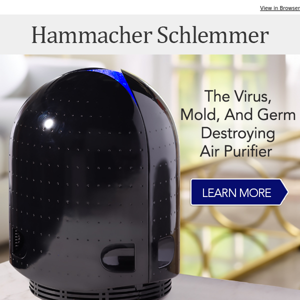 The Virus, Mold, And Germ Destroying Air Purifier