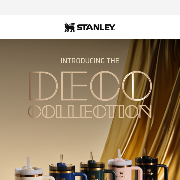 New Stanley's coming! The Deco collection due out Oct 3. You can
