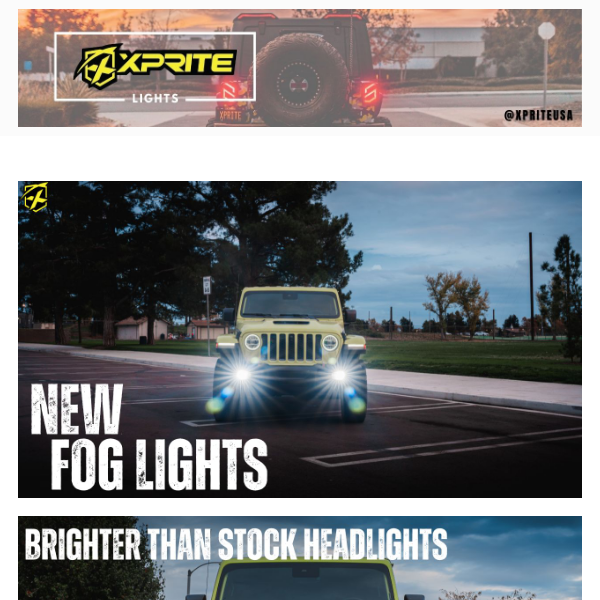 The Fog Lights Brighter than Your Stock Headlights