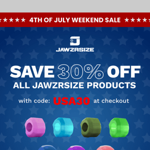 Red, White, & 30% OFF 😎