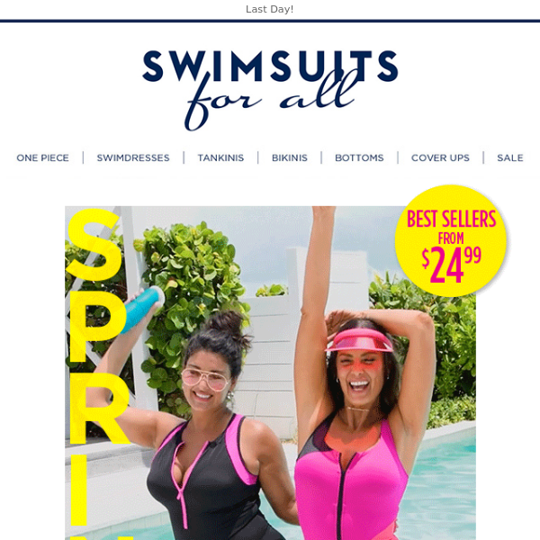 Don't Miss Out: Top Picks in Swimwear from $24.99!