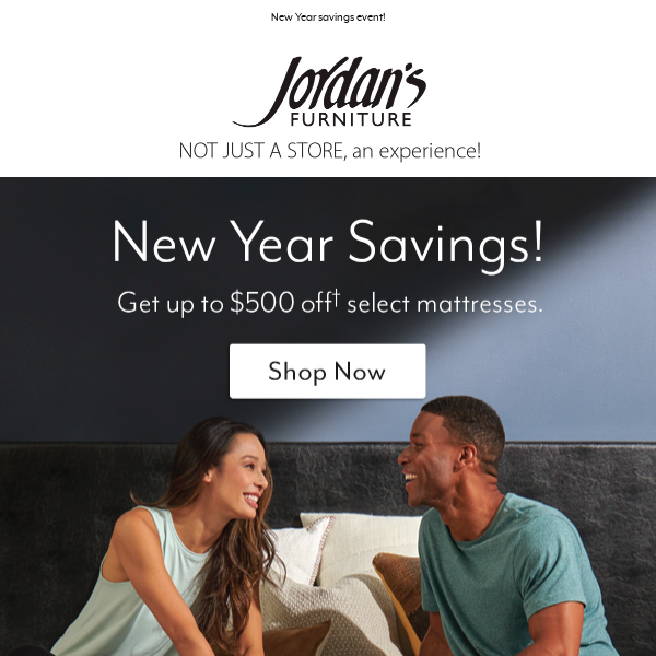 Jordan's furniture store sale